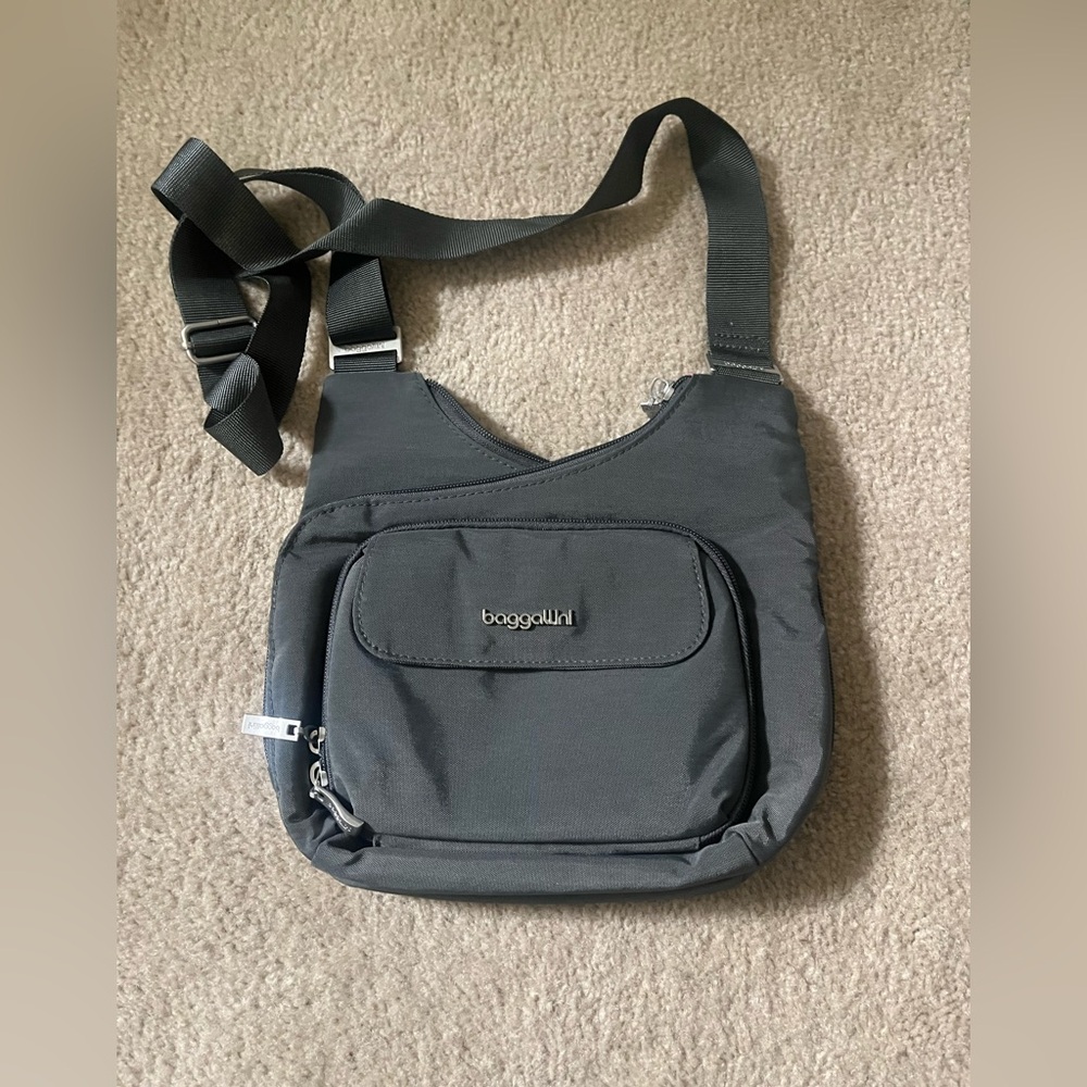 Baggallini Charcoal Grey Crossbody Bag